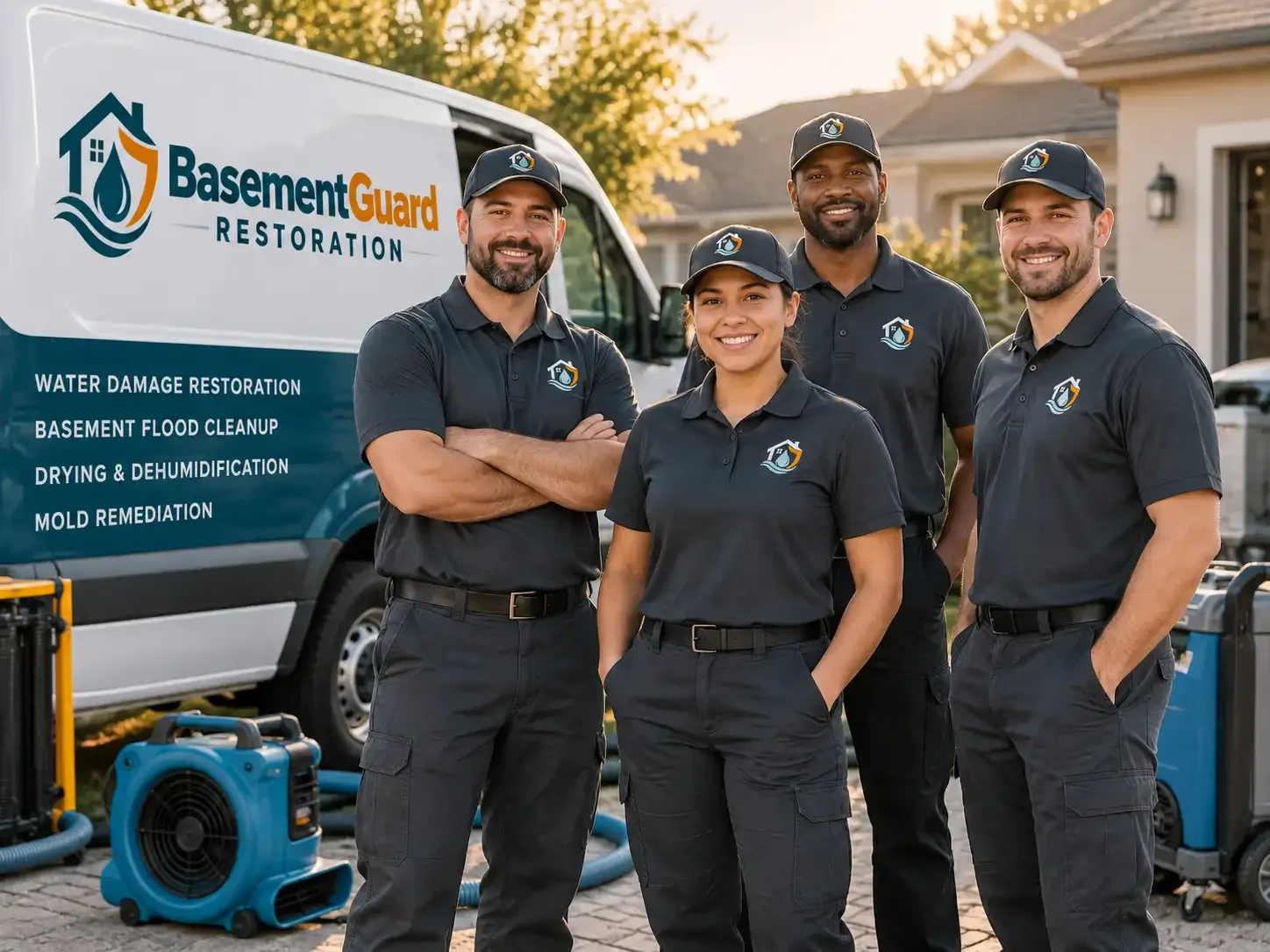 Basement Water Damage Restoration company in Mutual, OK
